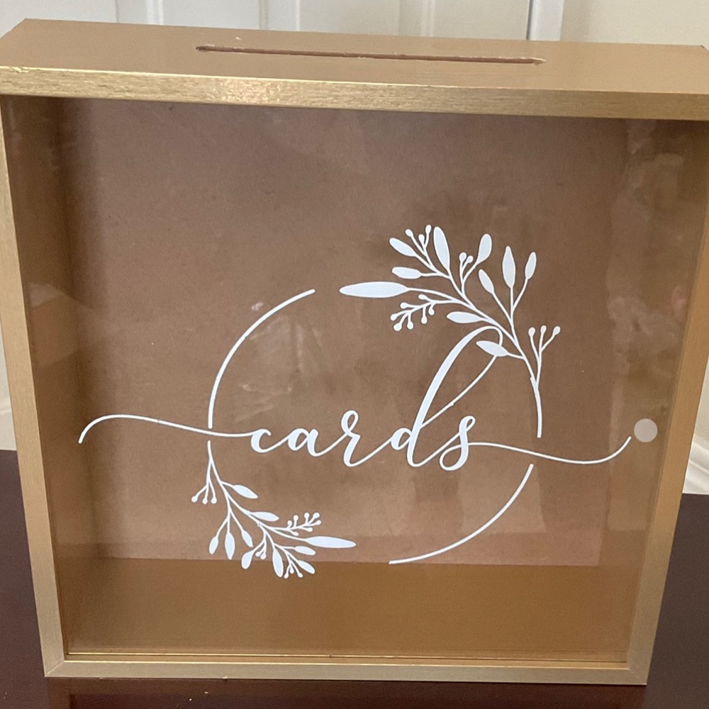 Wedding card box